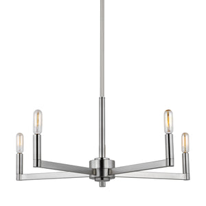 Visual Comfort Studio - 3164205-962 - Five Light Chandelier - Fullton - Brushed Nickel