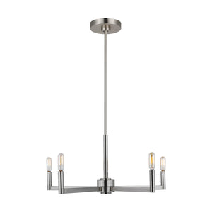 Visual Comfort Studio - 3164205-962 - Five Light Chandelier - Fullton - Brushed Nickel