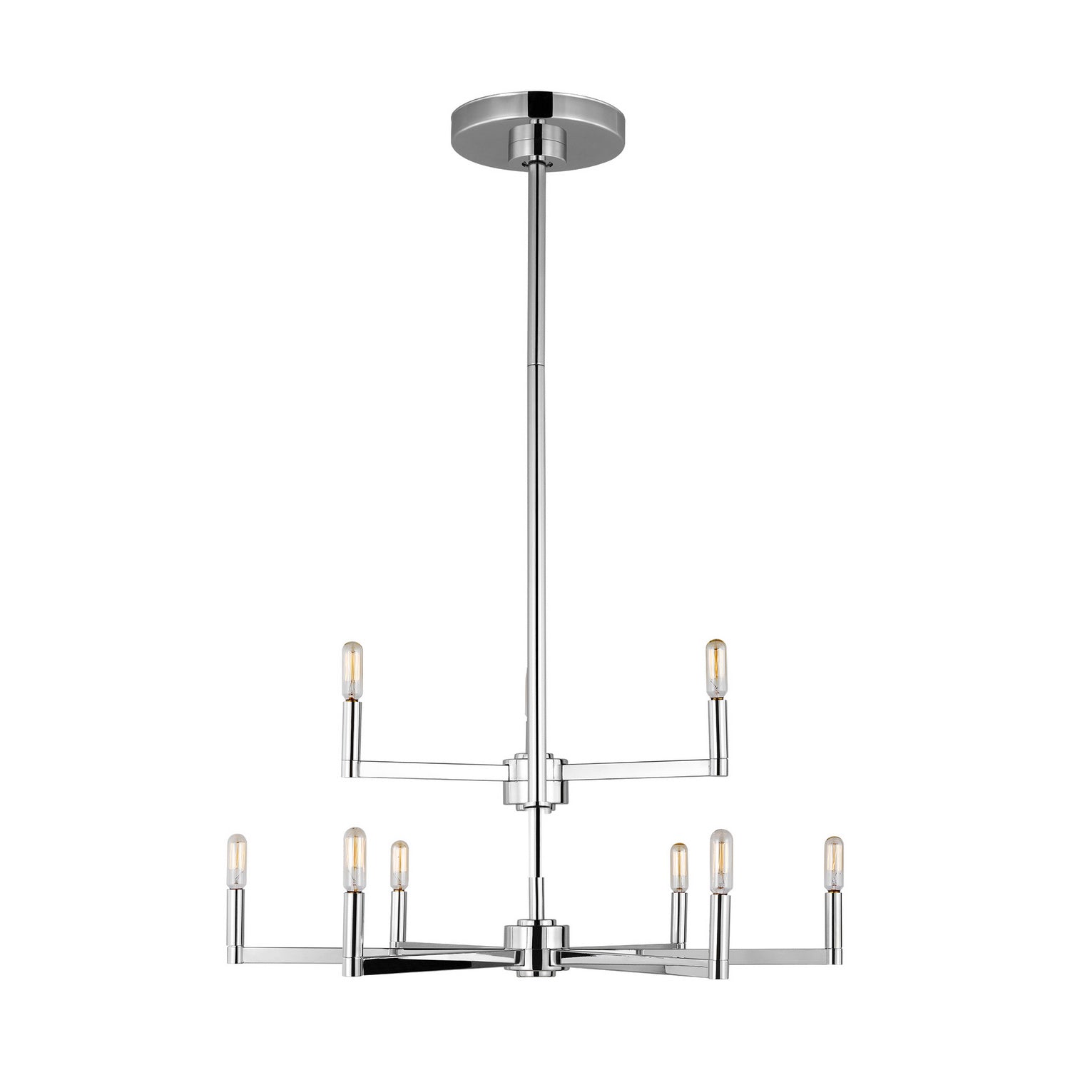 Visual Comfort Studio - 3164209-05 - Nine Light Chandelier - Fullton - Chrome