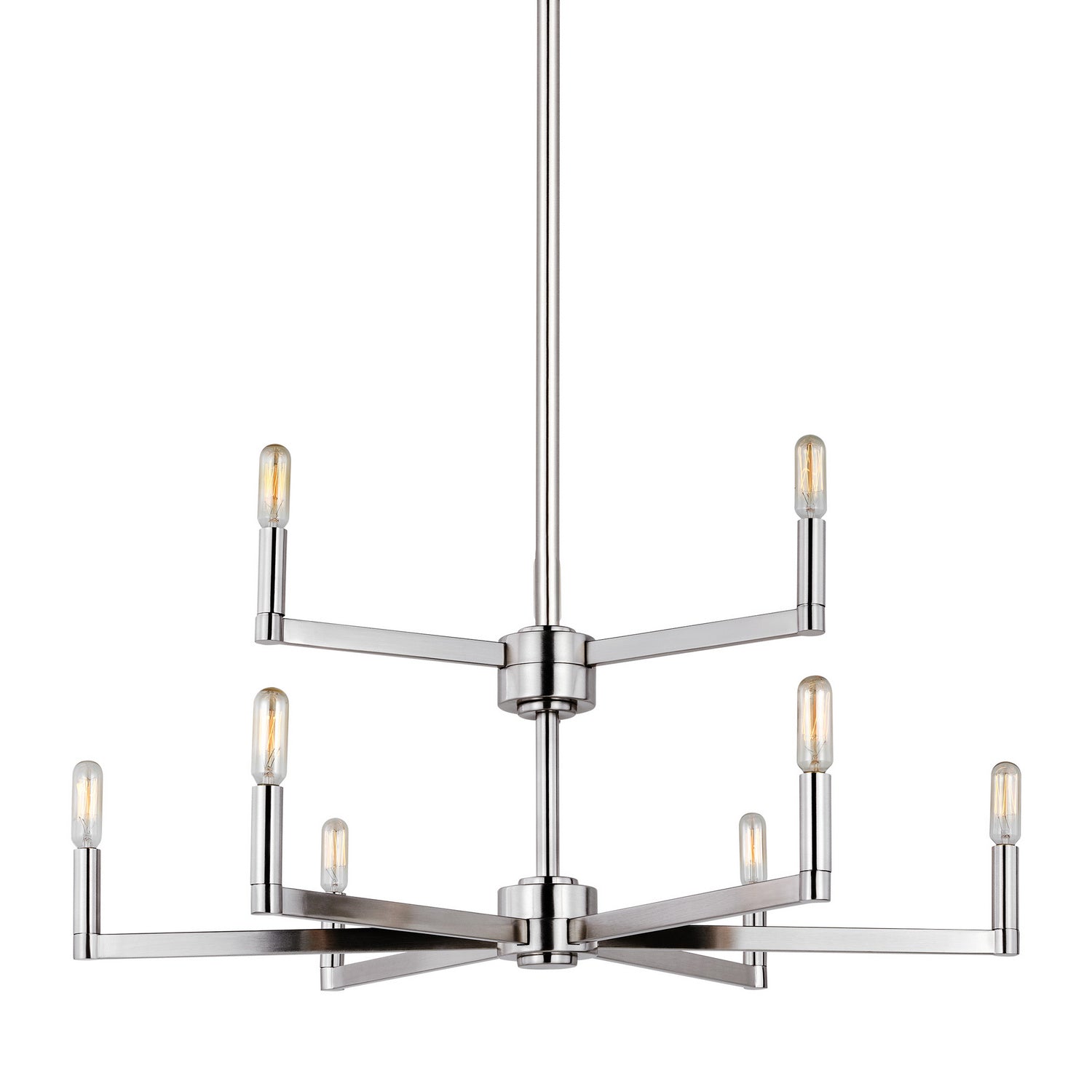 Visual Comfort Studio - 3164209-962 - Nine Light Chandelier - Fullton - Brushed Nickel