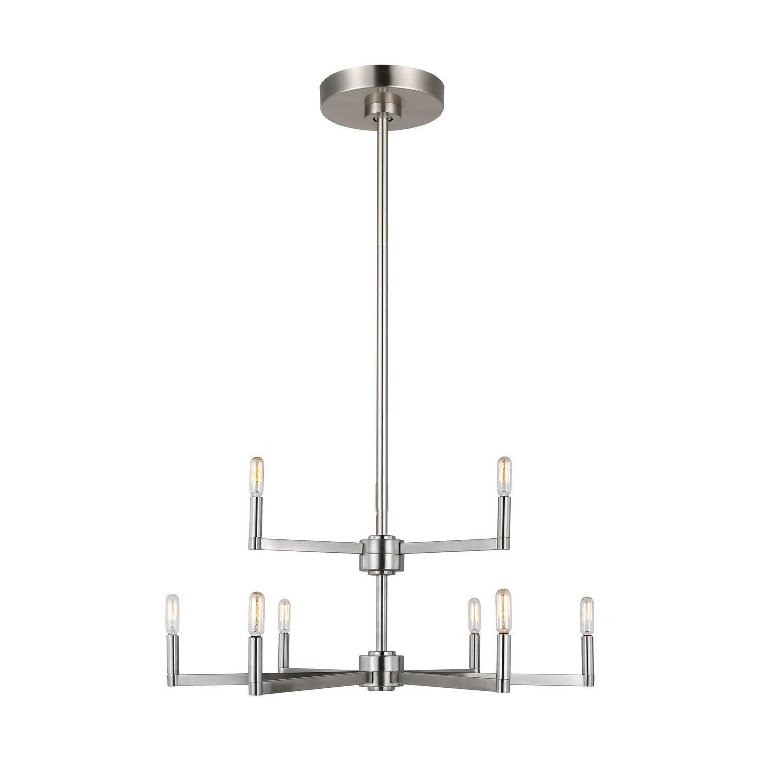 Visual Comfort Studio - 3164209-962 - Nine Light Chandelier - Fullton - Brushed Nickel