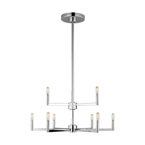 Visual Comfort Studio - 3164209EN-05 - LED Chandelier - Fullton - Chrome