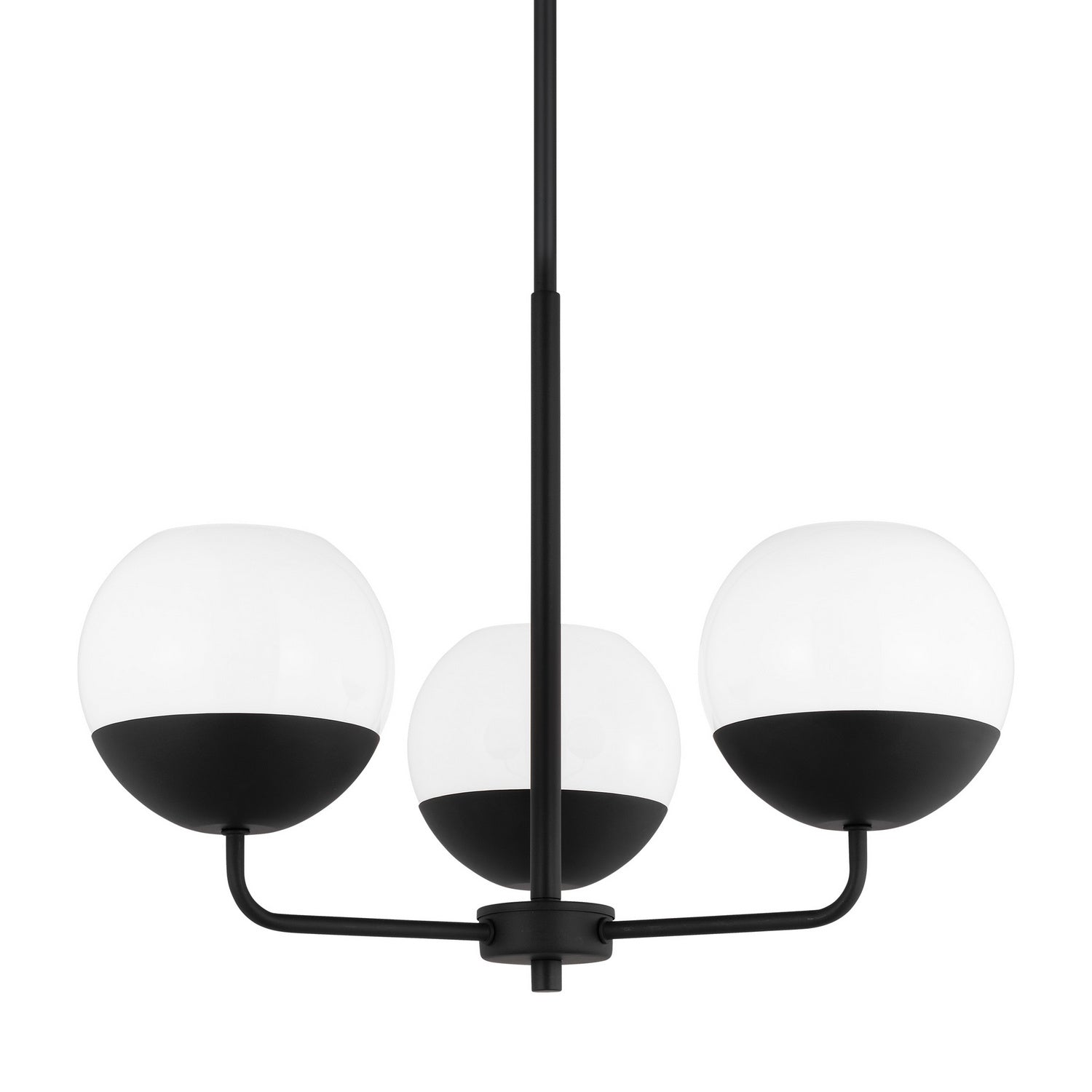 Visual Comfort Studio - 3168103-112 - Three Light Chandelier - Alvin - Midnight Black