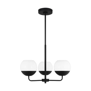 Visual Comfort Studio - 3168103-112 - Three Light Chandelier - Alvin - Midnight Black