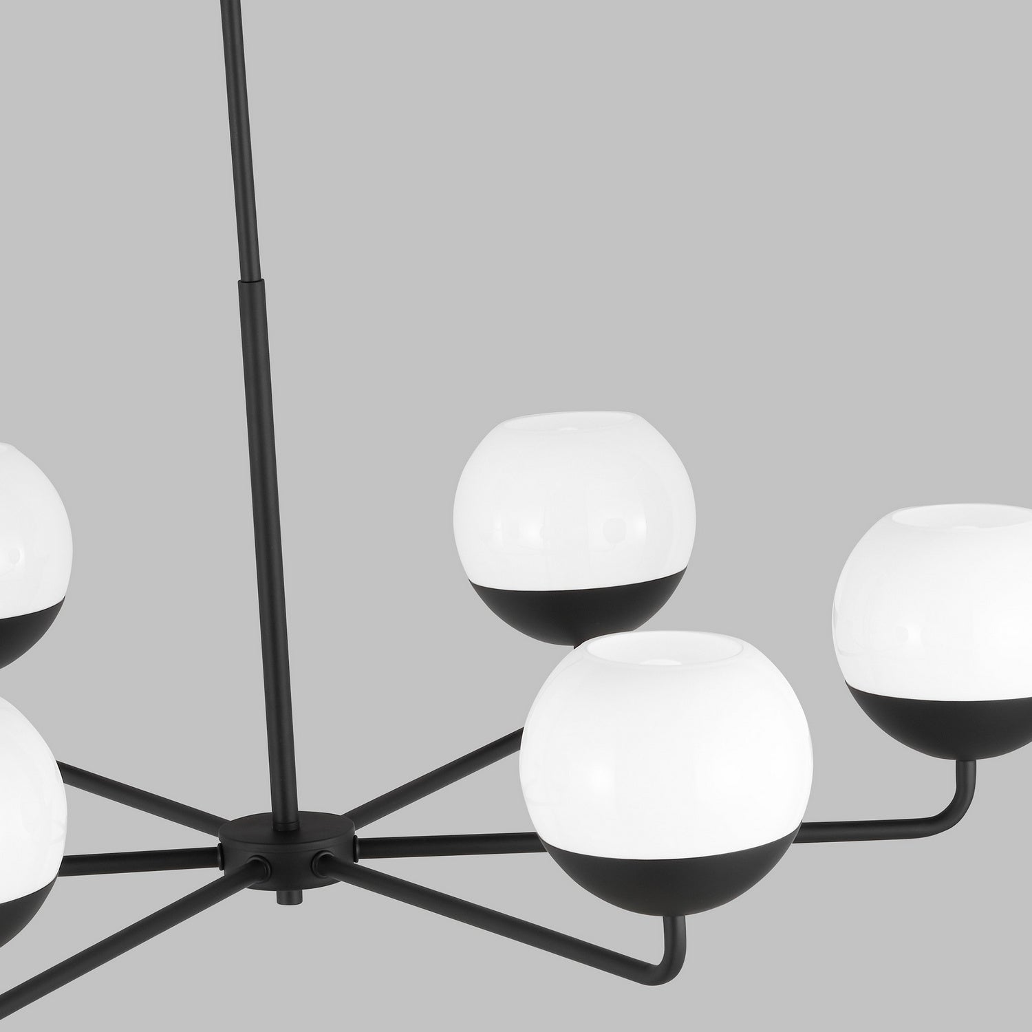 Visual Comfort Studio - 3168106-112 - Six Light Chandelier - Alvin - Midnight Black