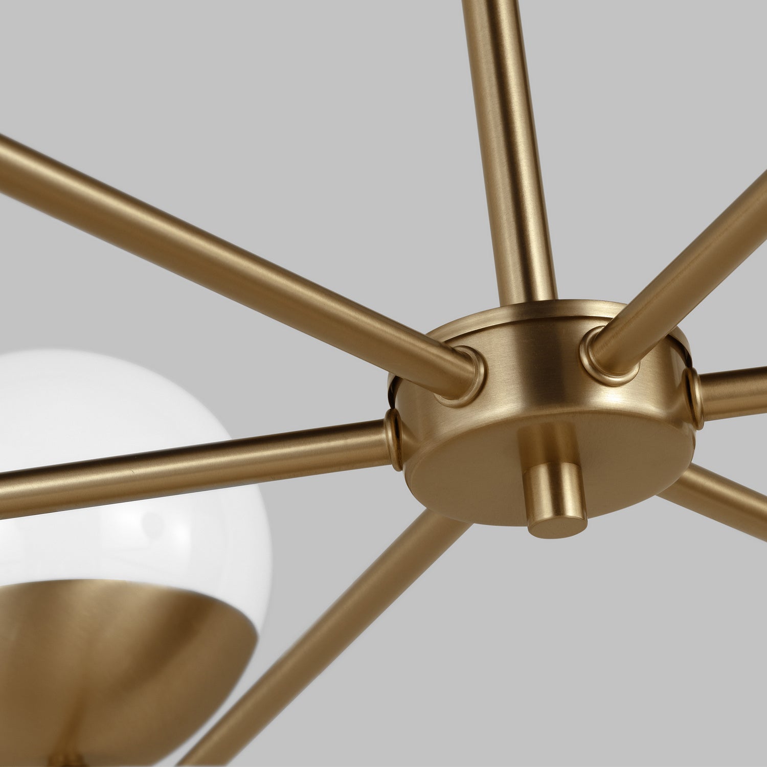 Visual Comfort Studio - 3168106-848 - Six Light Chandelier - Alvin - Satin Brass