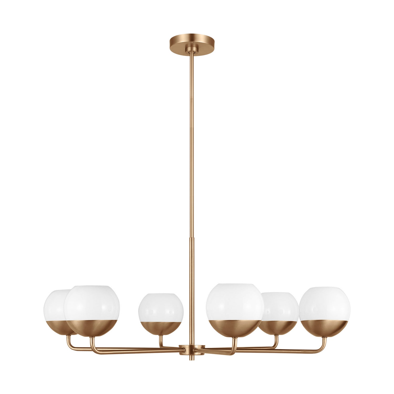 Visual Comfort Studio - 3168106EN3-848 - LED Chandelier - Alvin - Satin Brass