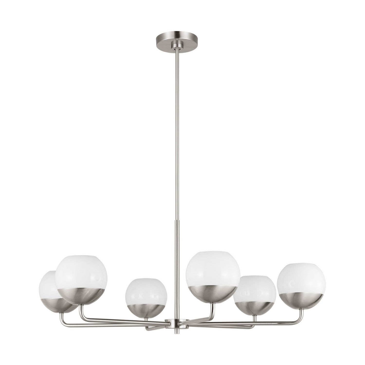 Visual Comfort Studio - 3168106EN3-962 - LED Chandelier - Alvin - Brushed Nickel