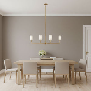 Visual Comfort Studio - 3609306-848 - Six Light Chandelier - Foxdale - Satin Brass