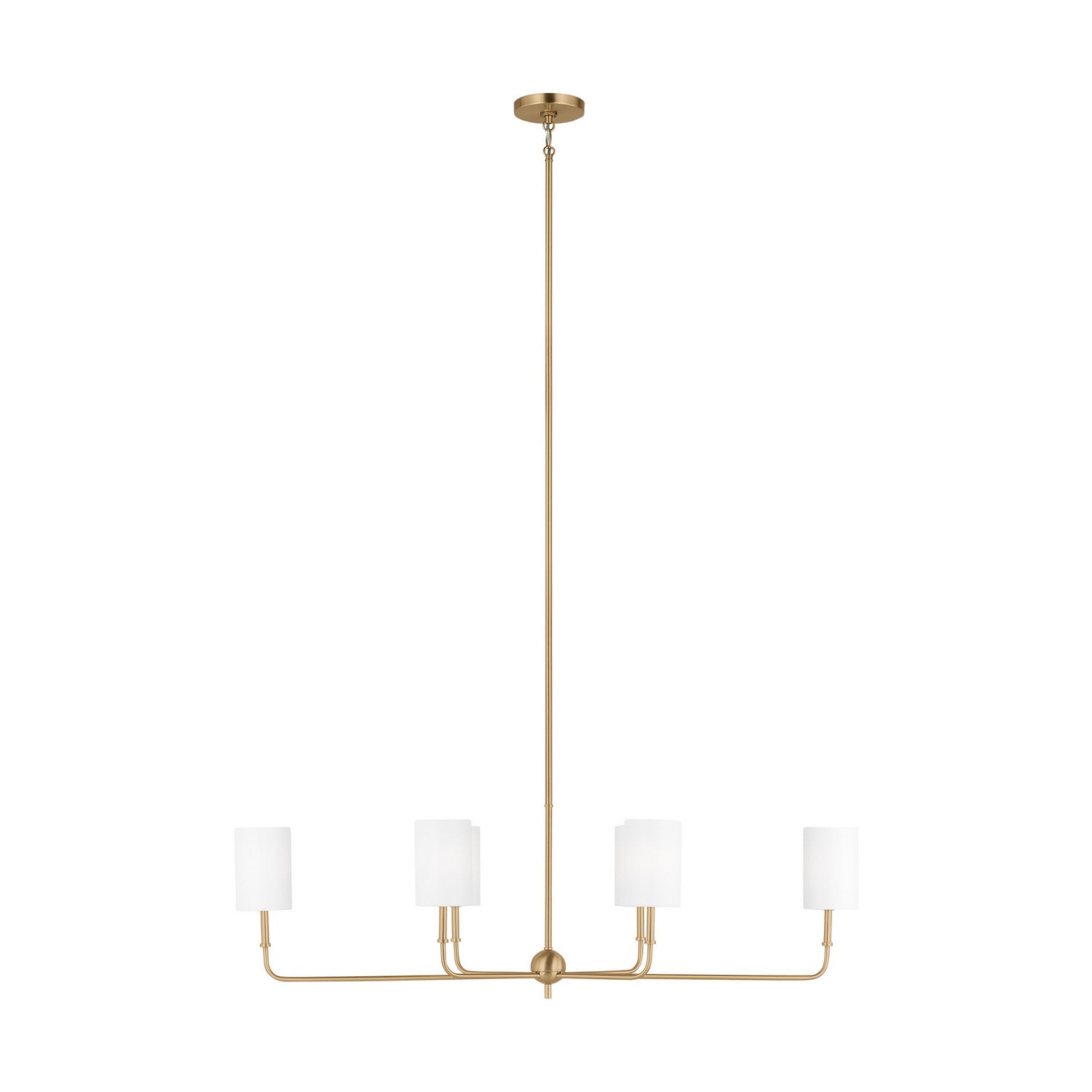 Visual Comfort Studio - 3609306-848 - Six Light Chandelier - Foxdale - Satin Brass