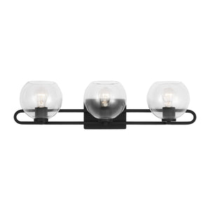 Visual Comfort Studio - 4455703-112 - Three Light Bath Vanity - Codyn - Midnight Black