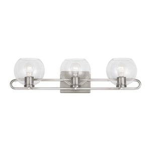 Visual Comfort Studio - 4455703-962 - Three Light Bath Vanity - Codyn - Brushed Nickel