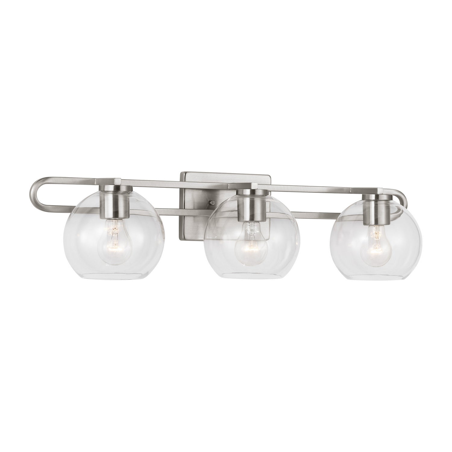 Visual Comfort Studio - 4455703-962 - Three Light Bath Vanity - Codyn - Brushed Nickel