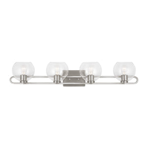 Visual Comfort Studio - 4455704-962 - Four Light Bath Vanity - Codyn - Brushed Nickel