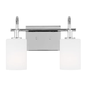 Visual Comfort Studio - 4457102-05 - Two Light Bath Vanity - Oak Moore - Chrome