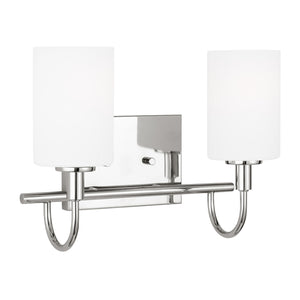 Visual Comfort Studio - 4457102-05 - Two Light Bath Vanity - Oak Moore - Chrome