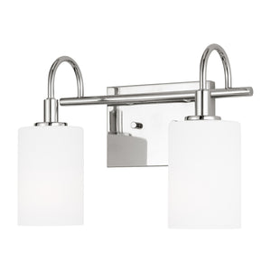 Visual Comfort Studio - 4457102-05 - Two Light Bath Vanity - Oak Moore - Chrome