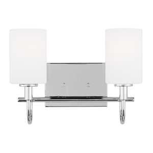 Visual Comfort Studio - 4457102-05 - Two Light Bath Vanity - Oak Moore - Chrome