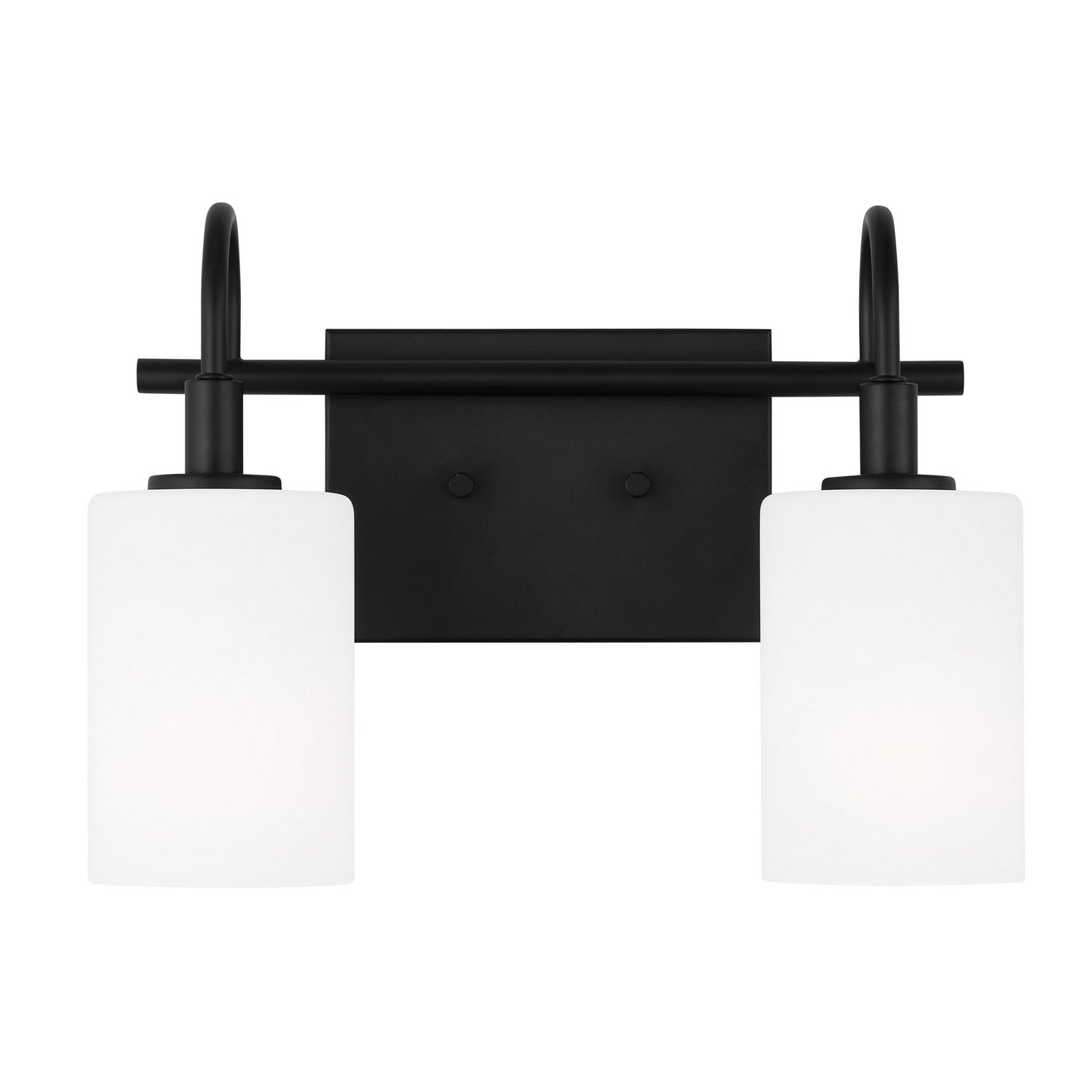 Visual Comfort Studio - 4457102-112 - Two Light Bath Vanity - Oak Moore - Midnight Black