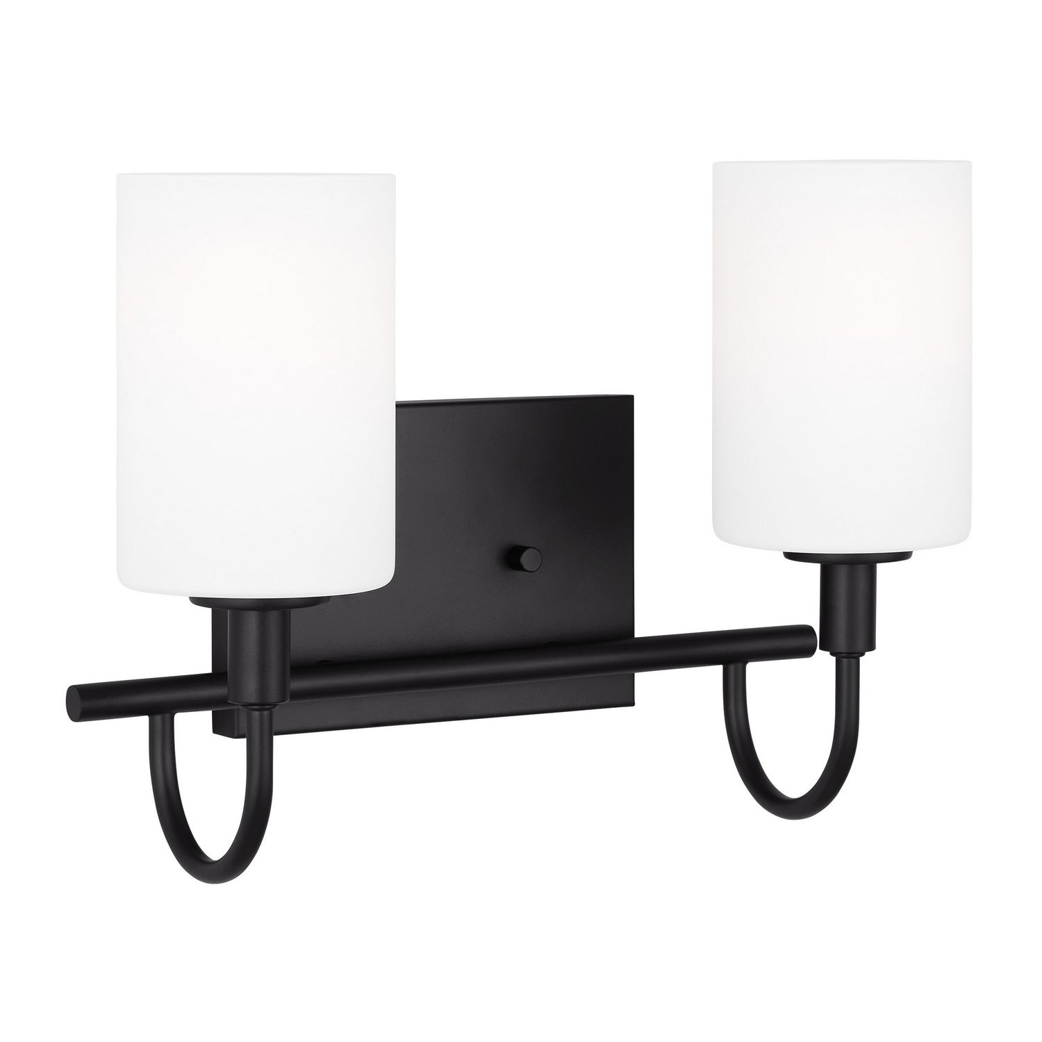 Visual Comfort Studio - 4457102-112 - Two Light Bath Vanity - Oak Moore - Midnight Black