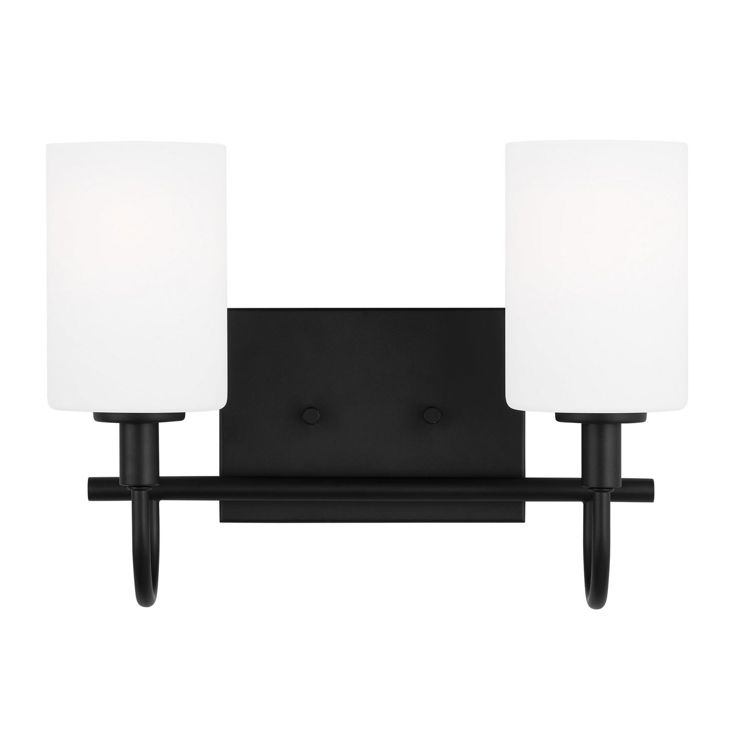 Visual Comfort Studio - 4457102-112 - Two Light Bath Vanity - Oak Moore - Midnight Black