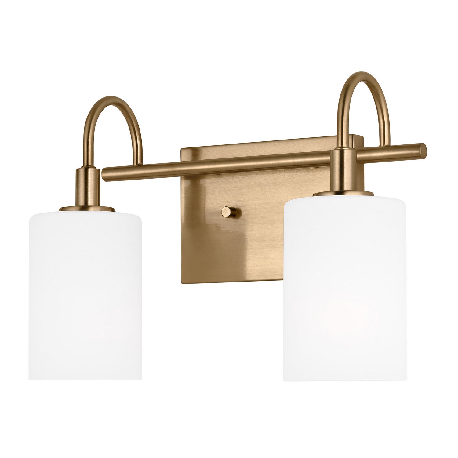 Visual Comfort Studio - 4457102-848 - Two Light Bath Vanity - Oak Moore - Satin Brass