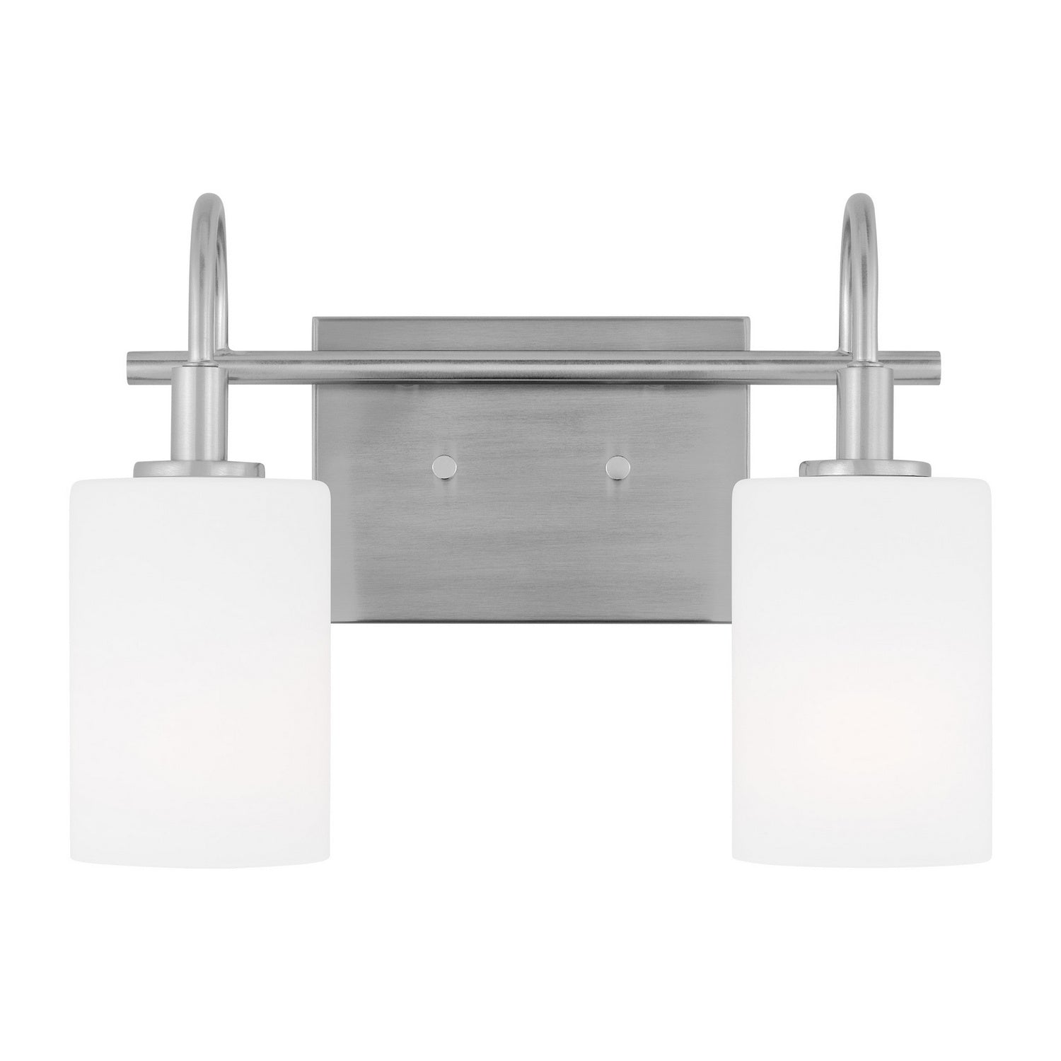 Visual Comfort Studio - 4457102-962 - Two Light Bath Vanity - Oak Moore - Brushed Nickel