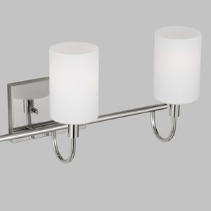 Visual Comfort Studio - 4457103-05 - Three Light Bath Vanity - Oak Moore - Chrome