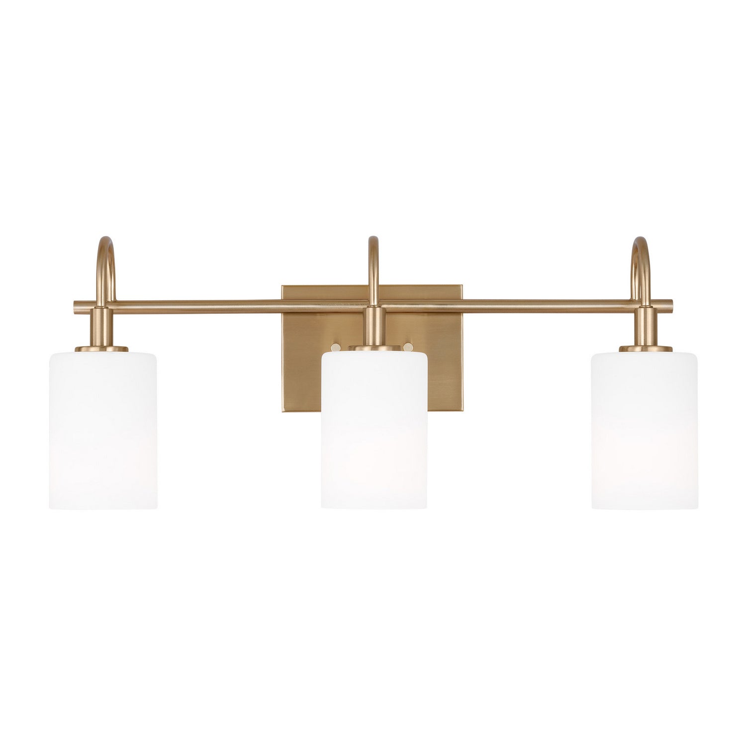 Visual Comfort Studio - 4457103-848 - Three Light Bath Vanity - Oak Moore - Satin Brass