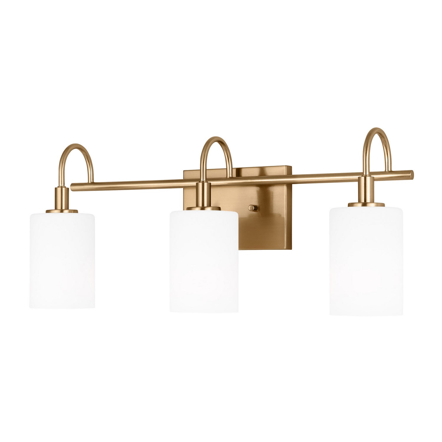 Visual Comfort Studio - 4457103-848 - Three Light Bath Vanity - Oak Moore - Satin Brass