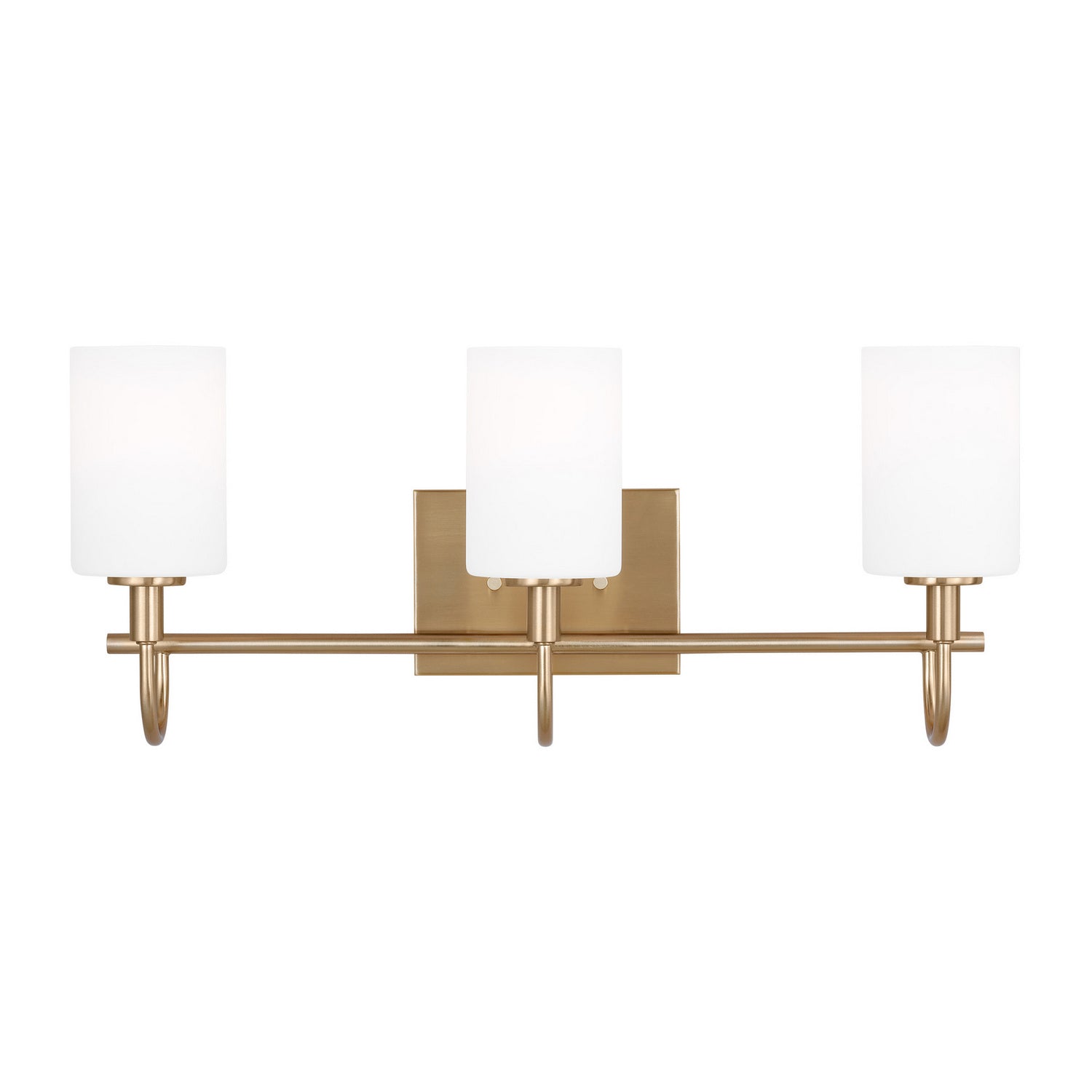 Visual Comfort Studio - 4457103-848 - Three Light Bath Vanity - Oak Moore - Satin Brass