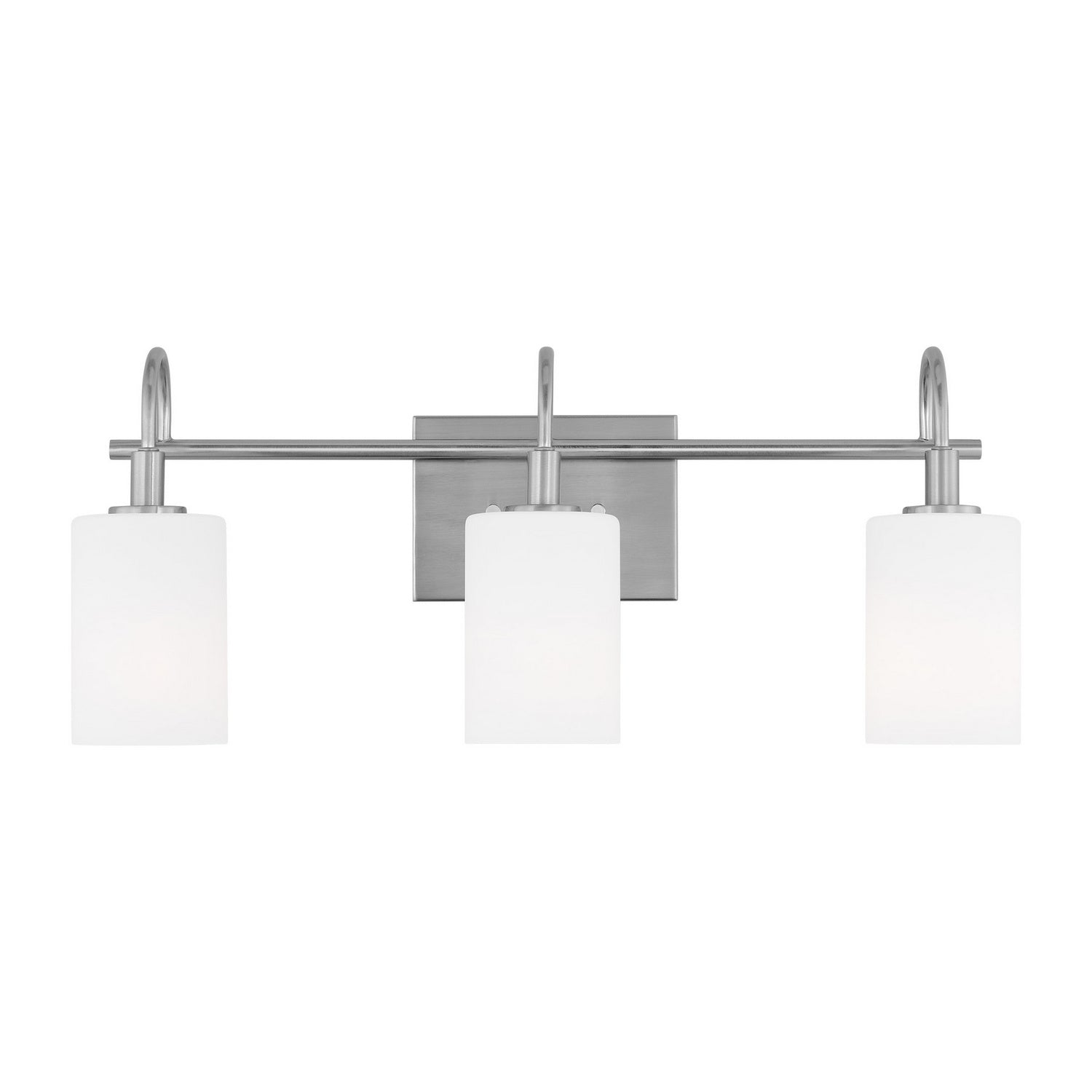 Visual Comfort Studio - 4457103-962 - Three Light Bath Vanity - Oak Moore - Brushed Nickel