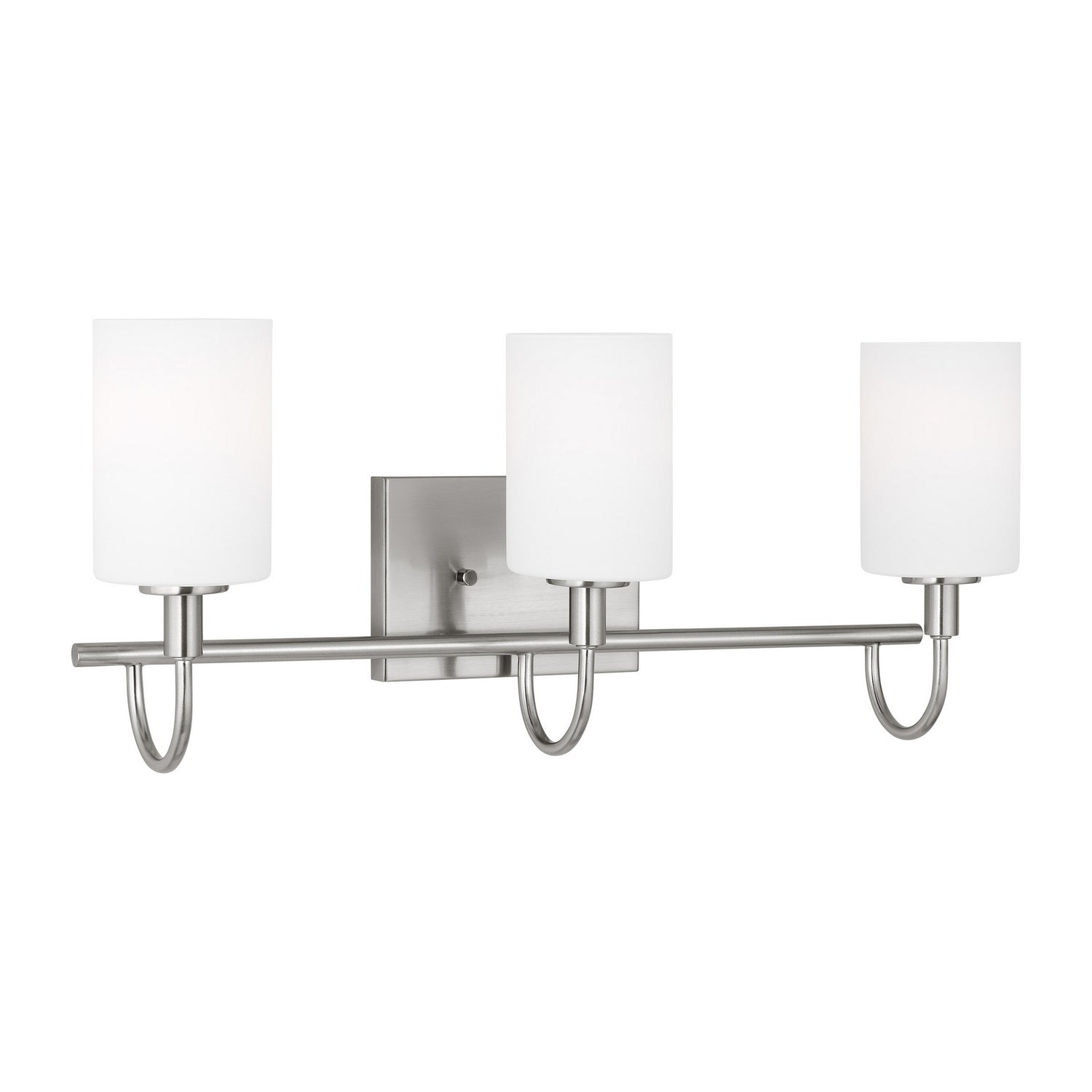 Visual Comfort Studio - 4457103-962 - Three Light Bath Vanity - Oak Moore - Brushed Nickel