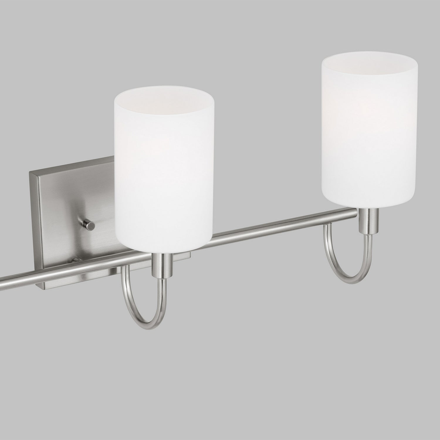 Visual Comfort Studio - 4457103-962 - Three Light Bath Vanity - Oak Moore - Brushed Nickel