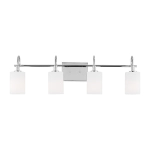 Visual Comfort Studio - 4457104-05 - Four Light Bath Vanity - Oak Moore - Chrome