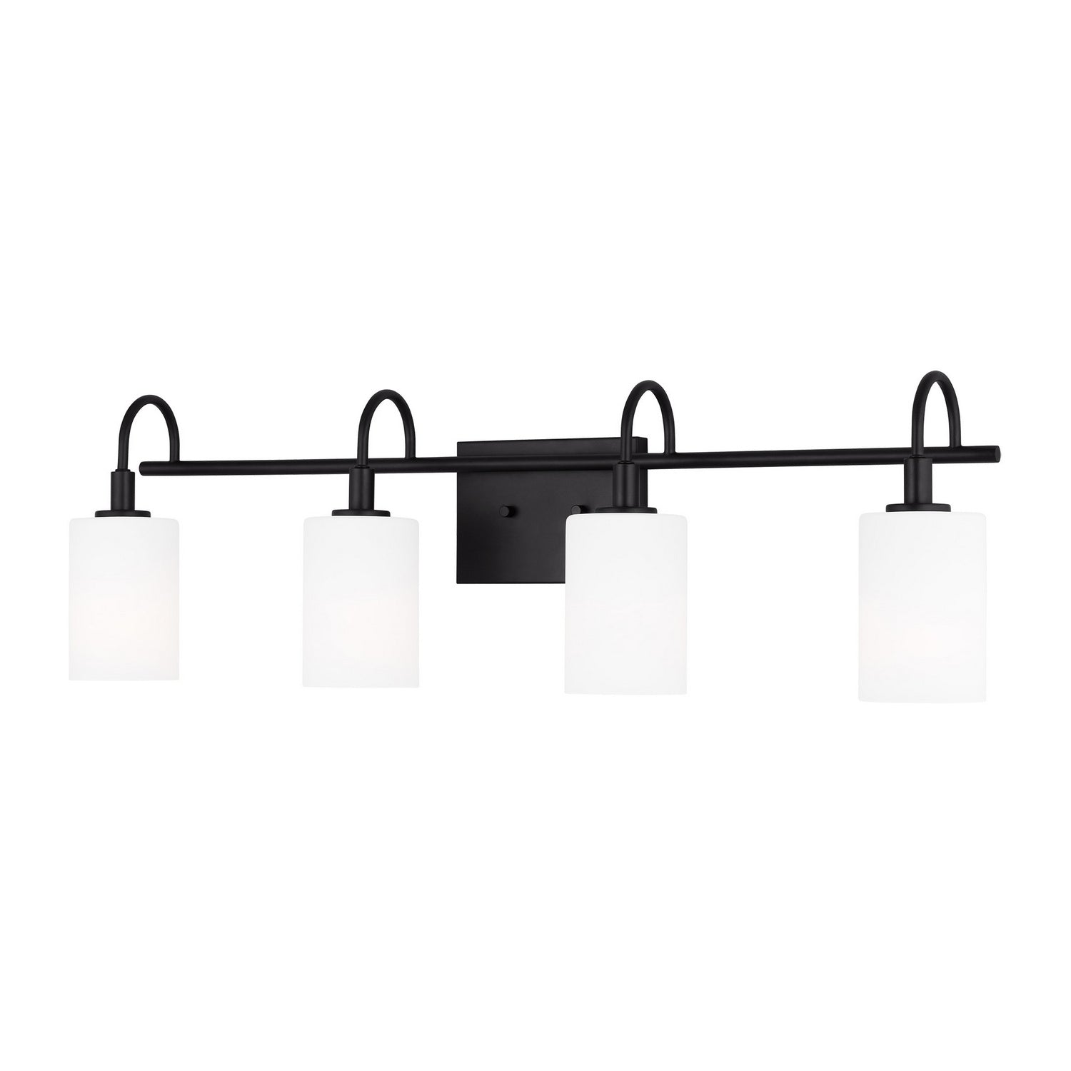 Visual Comfort Studio - 4457104-112 - Four Light Bath Vanity - Oak Moore - Midnight Black