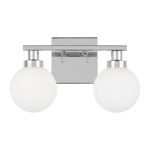 Visual Comfort Studio - 4461602-05 - Two Light Bath Vanity - Clybourn - Chrome