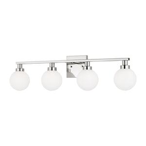 Visual Comfort Studio - 4461604-05 - Four Light Bath Vanity - Clybourn - Chrome