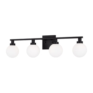 Visual Comfort Studio - 4461604-112 - Four Light Bath Vanity - Clybourn - Midnight Black