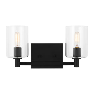 Visual Comfort Studio - 4464202-112 - Two Light Bath Vanity - Fullton - Midnight Black