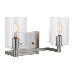 Visual Comfort Studio - 4464202-962 - Two Light Bath Vanity - Fullton - Brushed Nickel