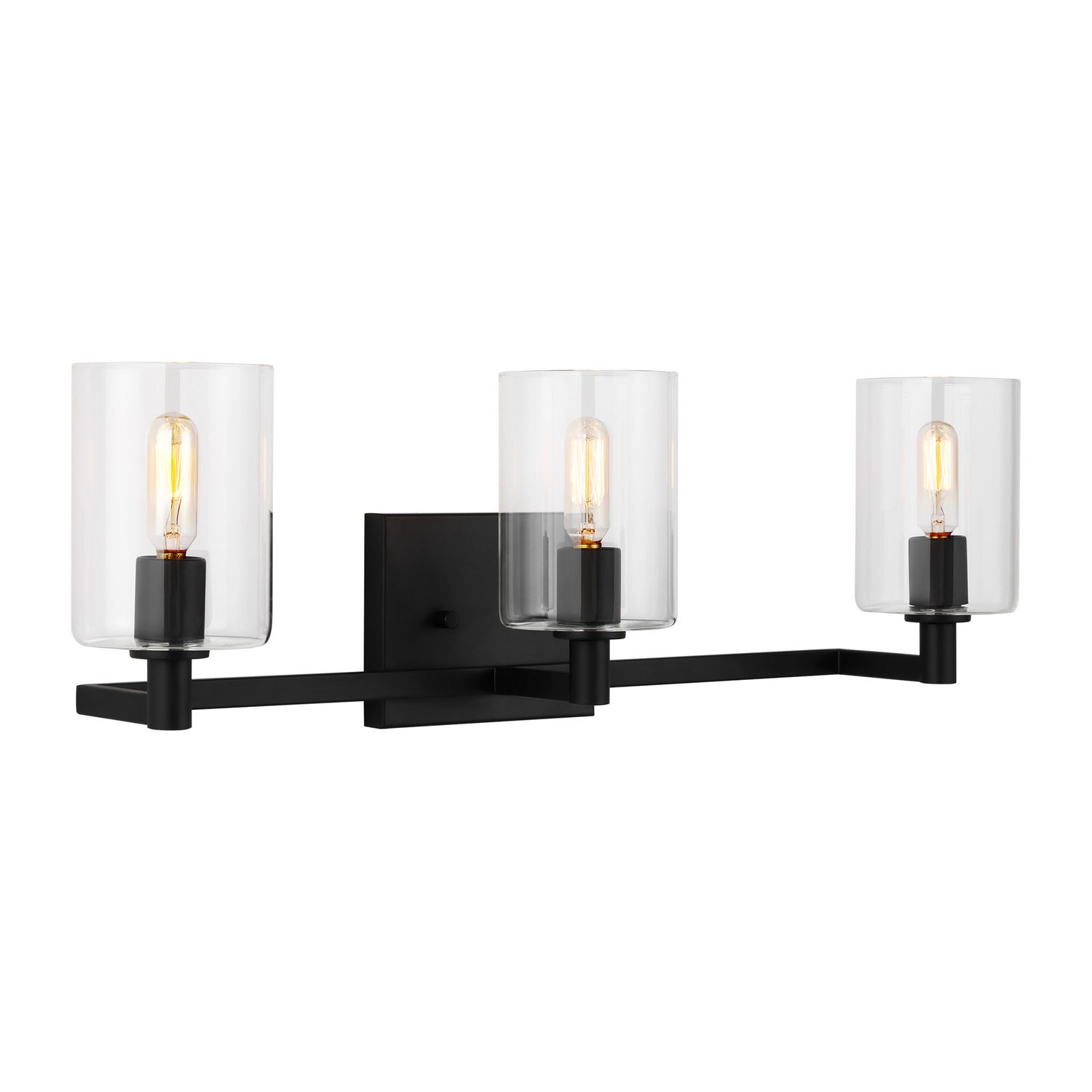 Visual Comfort Studio - 4464203-112 - Three Light Bath Vanity - Fullton - Midnight Black