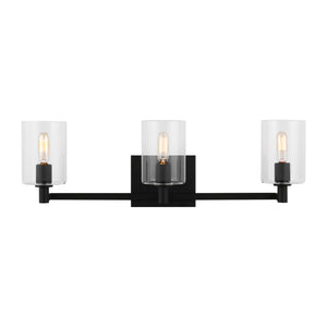 Visual Comfort Studio - 4464203-112 - Three Light Bath Vanity - Fullton - Midnight Black