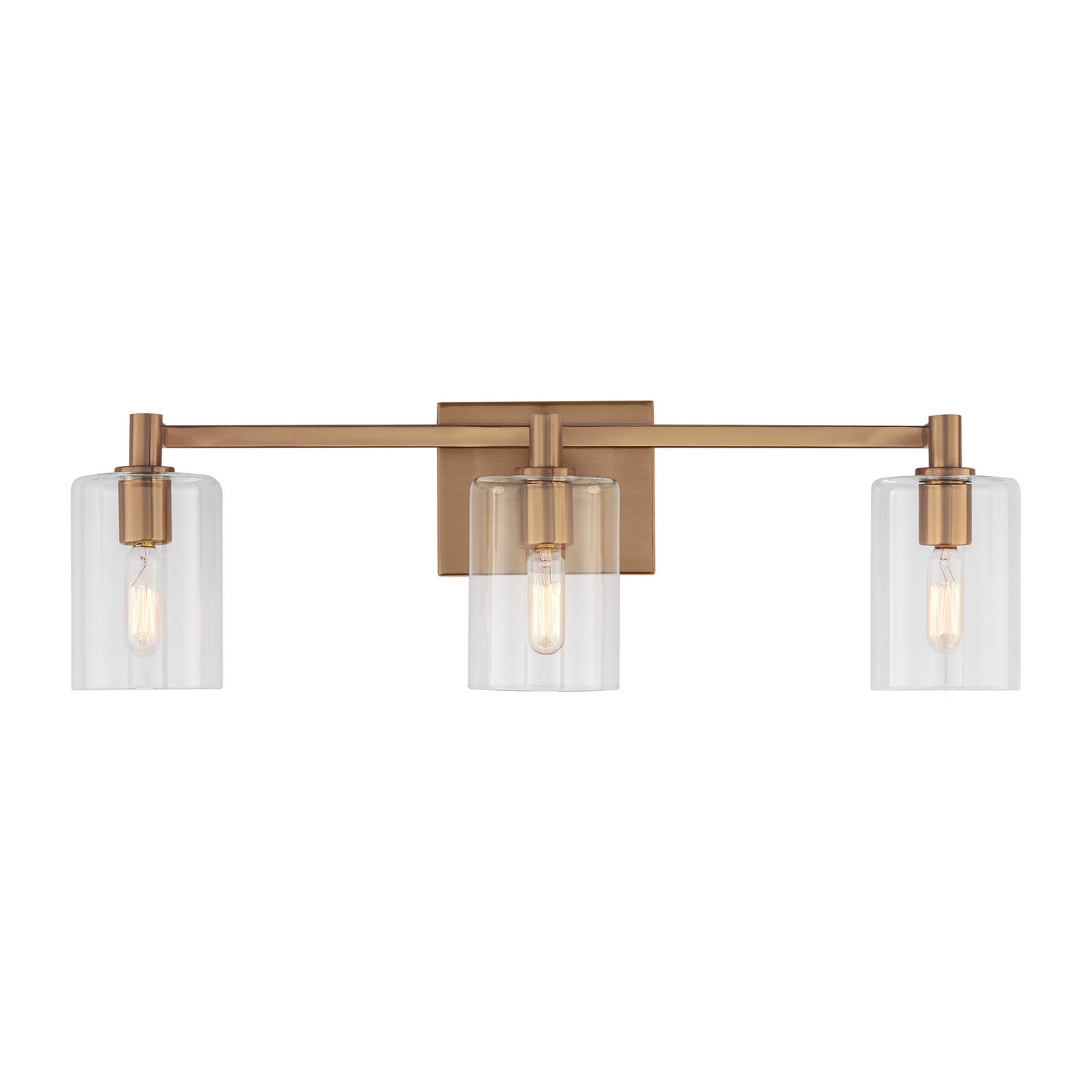 Visual Comfort Studio - 4464203-848 - Three Light Bath Vanity - Fullton - Satin Brass