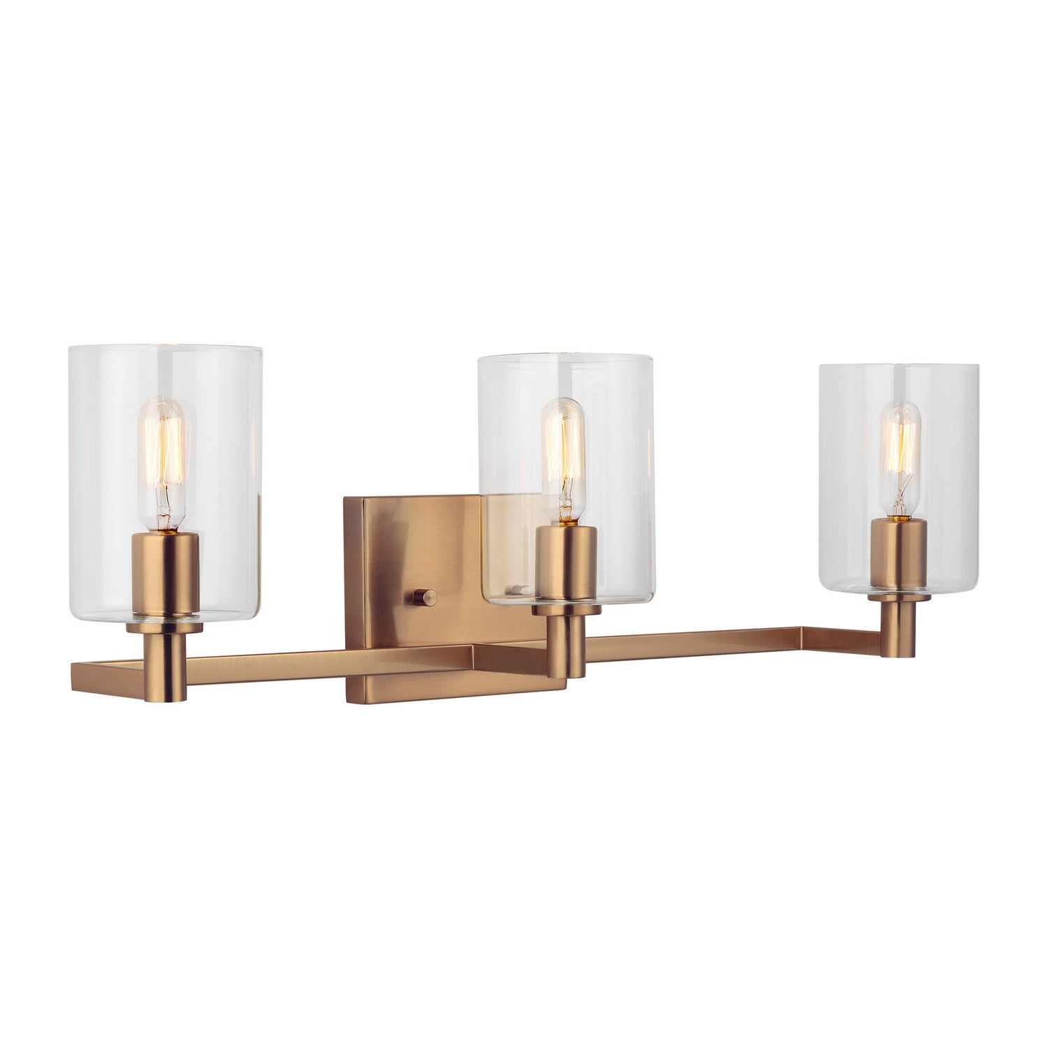 Visual Comfort Studio - 4464203-848 - Three Light Bath Vanity - Fullton - Satin Brass