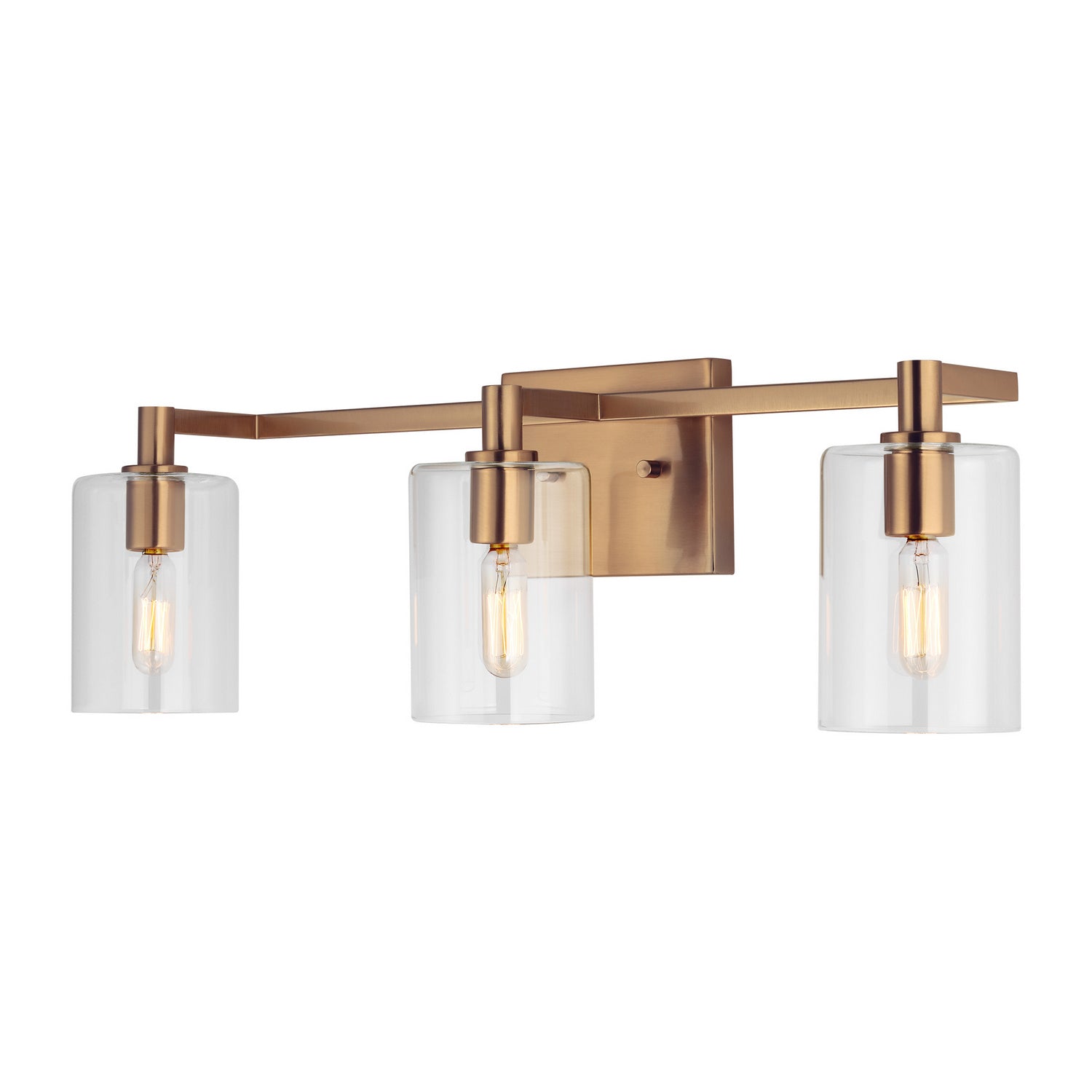 Visual Comfort Studio - 4464203-848 - Three Light Bath Vanity - Fullton - Satin Brass