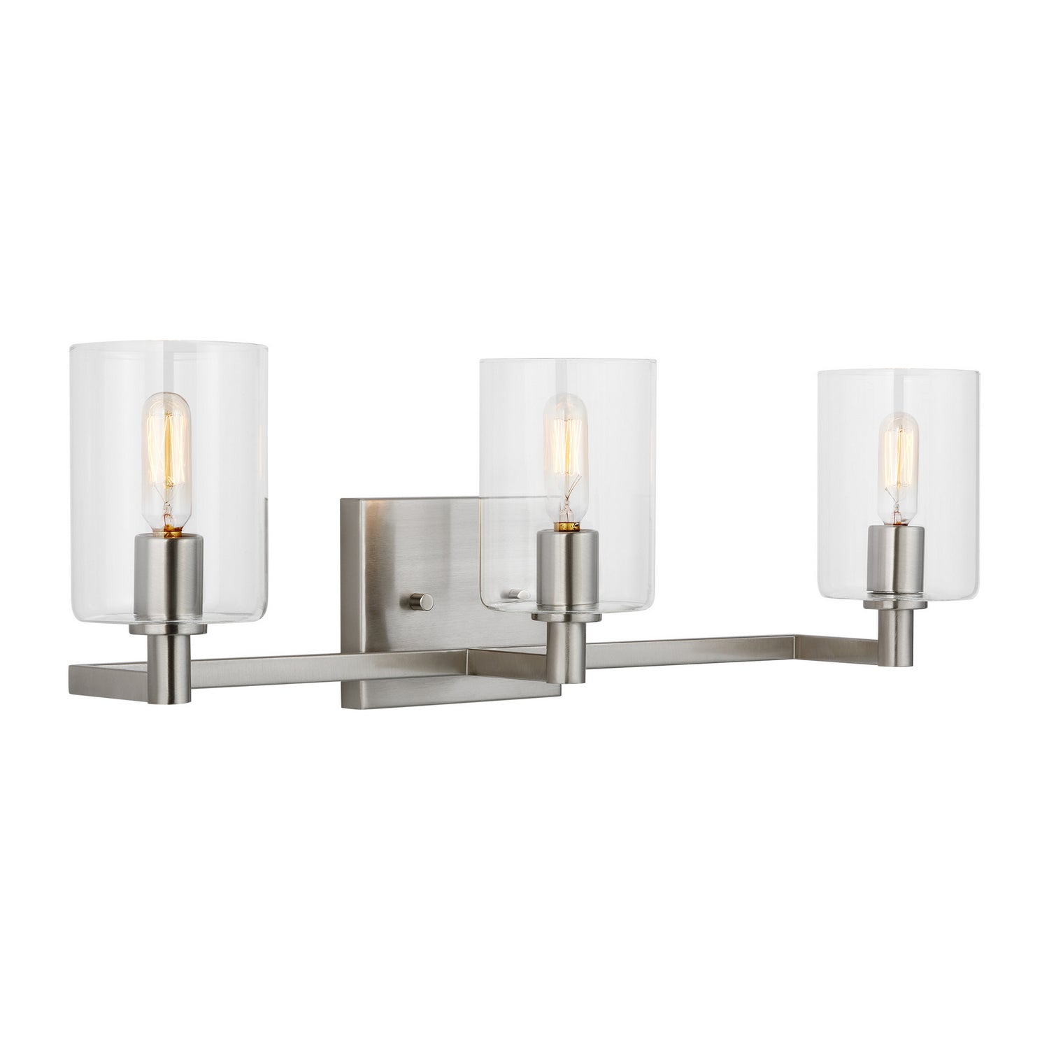 Visual Comfort Studio - 4464203-962 - Three Light Bath Vanity - Fullton - Brushed Nickel