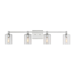 Visual Comfort Studio - 4464204-05 - Four Light Bath Vanity - Fullton - Chrome