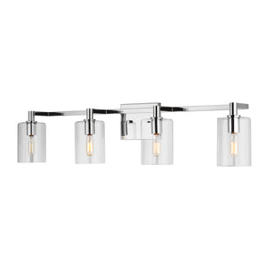 Visual Comfort Studio - 4464204-05 - Four Light Bath Vanity - Fullton - Chrome