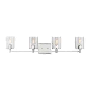 Visual Comfort Studio - 4464204-05 - Four Light Bath Vanity - Fullton - Chrome